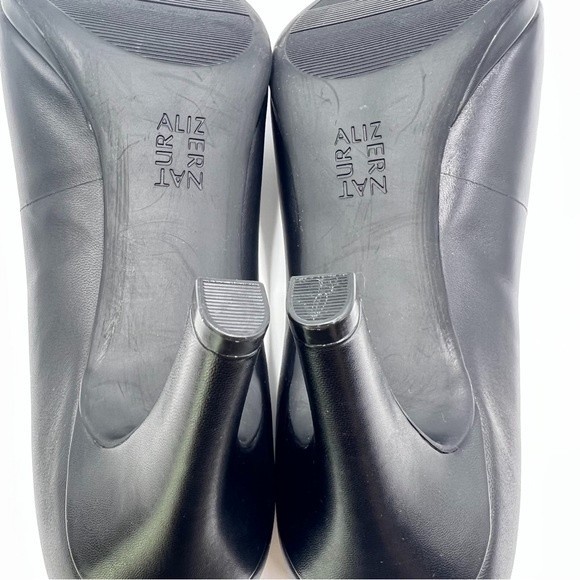 Naturalizer Womens Size 10 Michelle Black Leather Classic Heels Pumps Shoes NEW - Picture 12 of 15